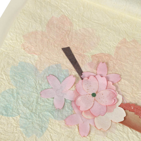 Seasonal Hanging Scroll Cherry Blossoms and Mejiro?