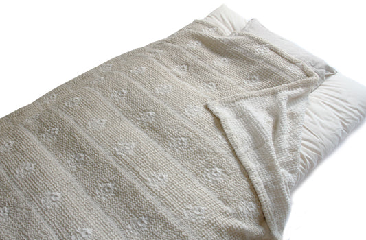 Organic Cotton Light Weight Blanket - Itolier Beige