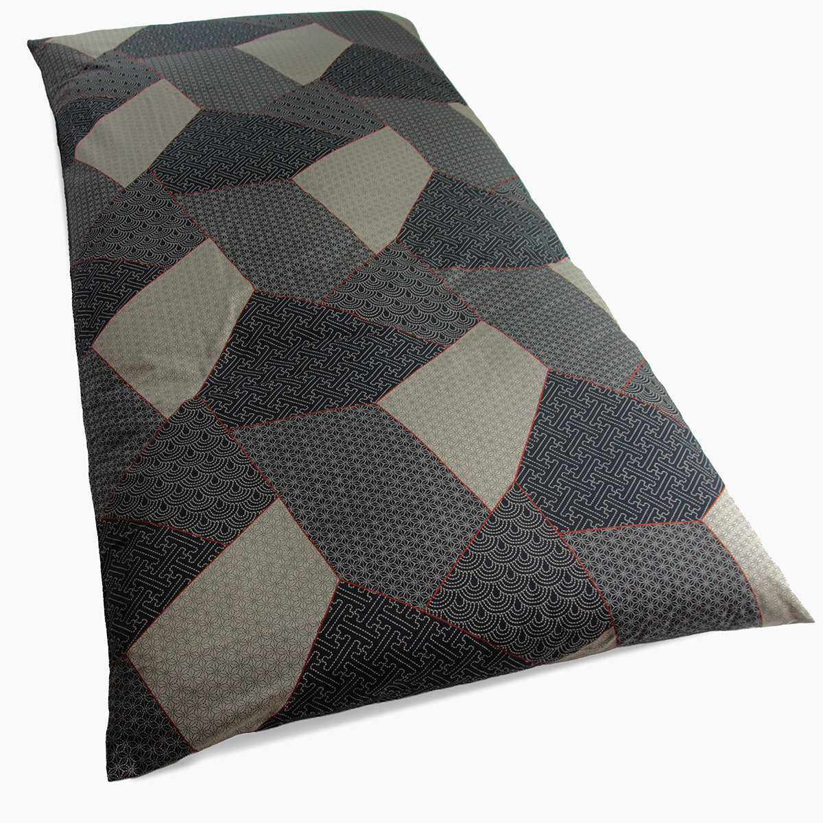 Futon Mattress Cover Sashiko Zanmai Pattern