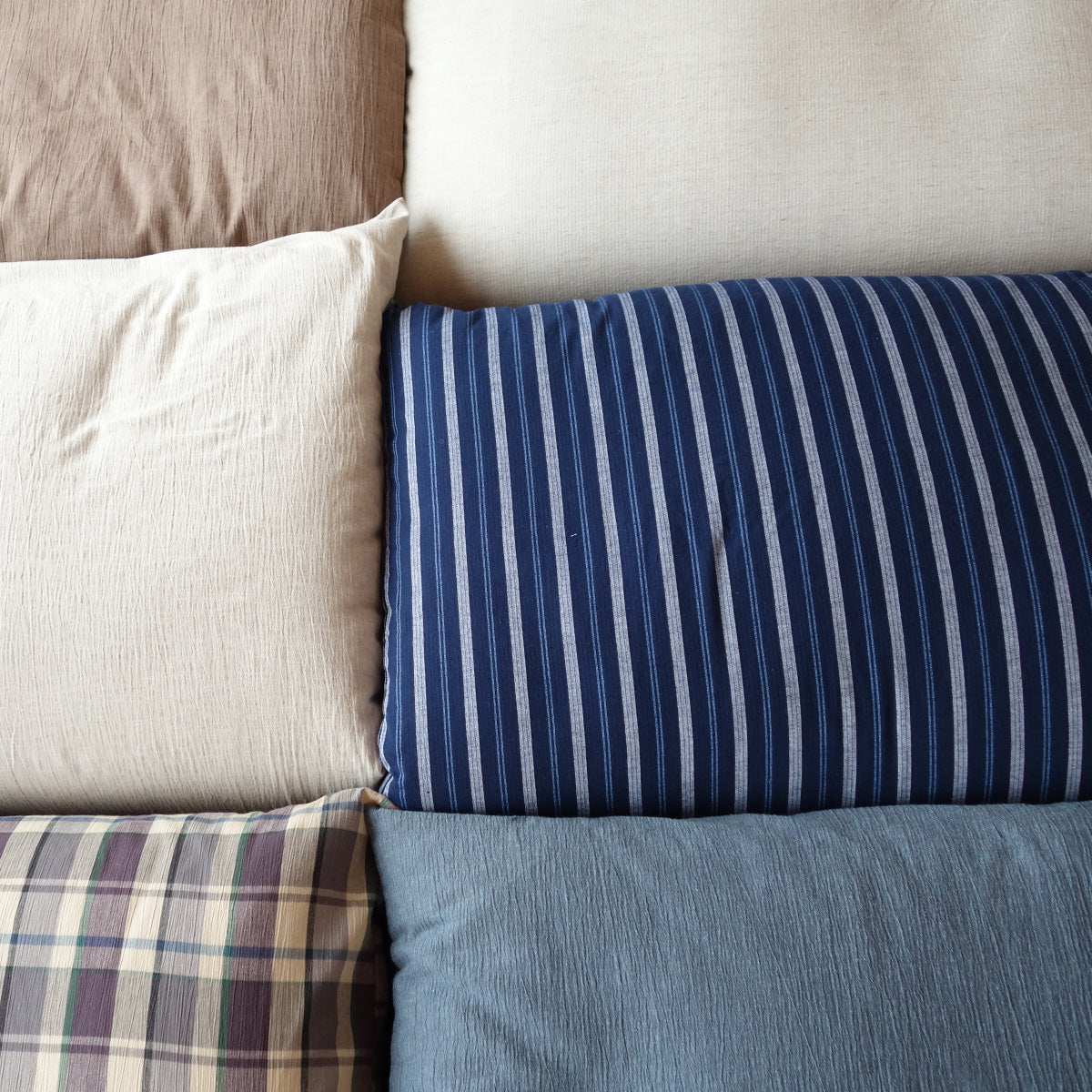 Enshu Weave Textile Futon Mattress Cover Shima Stripes