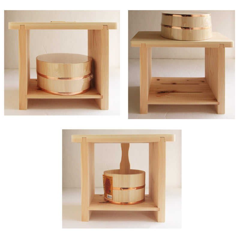 Hinoki Japanese Cypress Shower Stool