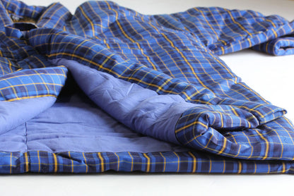 Hanten Long Jacket - Padded Jacket Uchiawase Blue