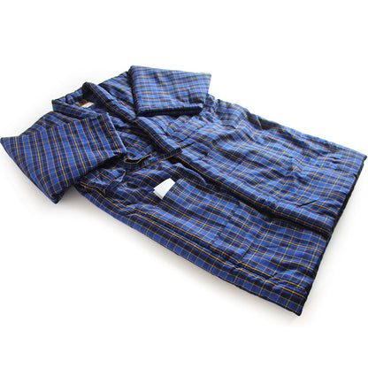 Hanten Long Jacket - Padded Jacket Uchiawase Blue