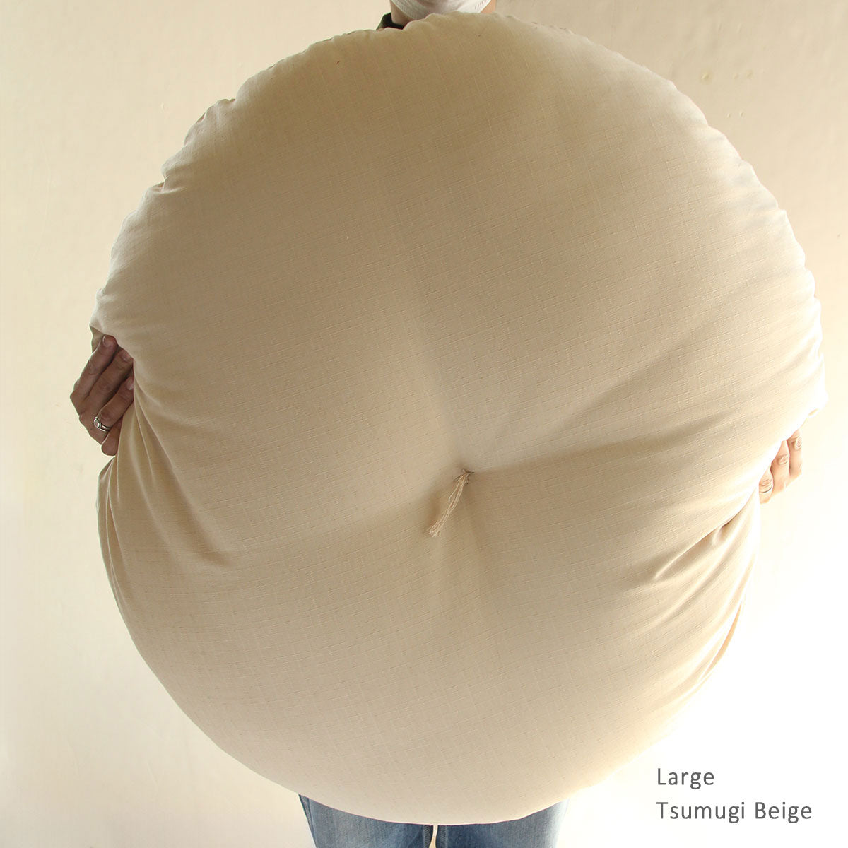 Maru (Round) Zabuton - Natural Cork Leather - 60 and 90 cm Diameter