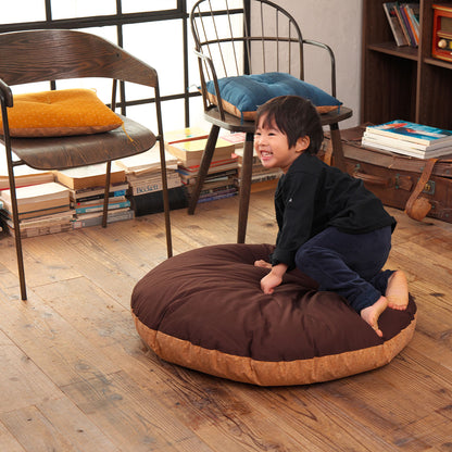 Maru (Round) Zabuton - Natural Cork Leather - 60 and 90 cm Diameter