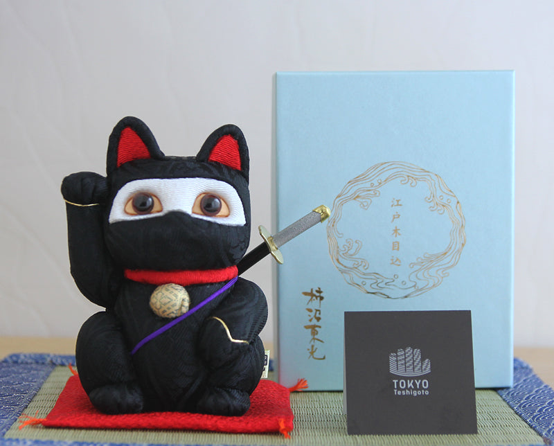 Japanese Shinobi Maneki Neko, Kimekomi