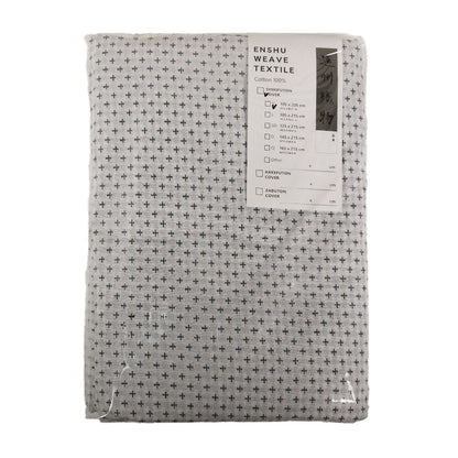 Enshu Weave Textile Futon Mattress Cover CROSS