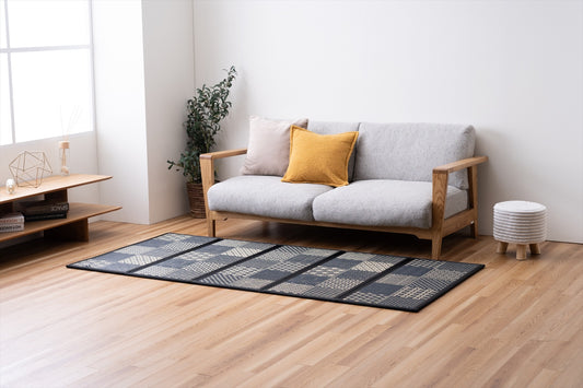 Miracle Gorone Mat Edokomon Denim Foldable Igusa Tatami Mat