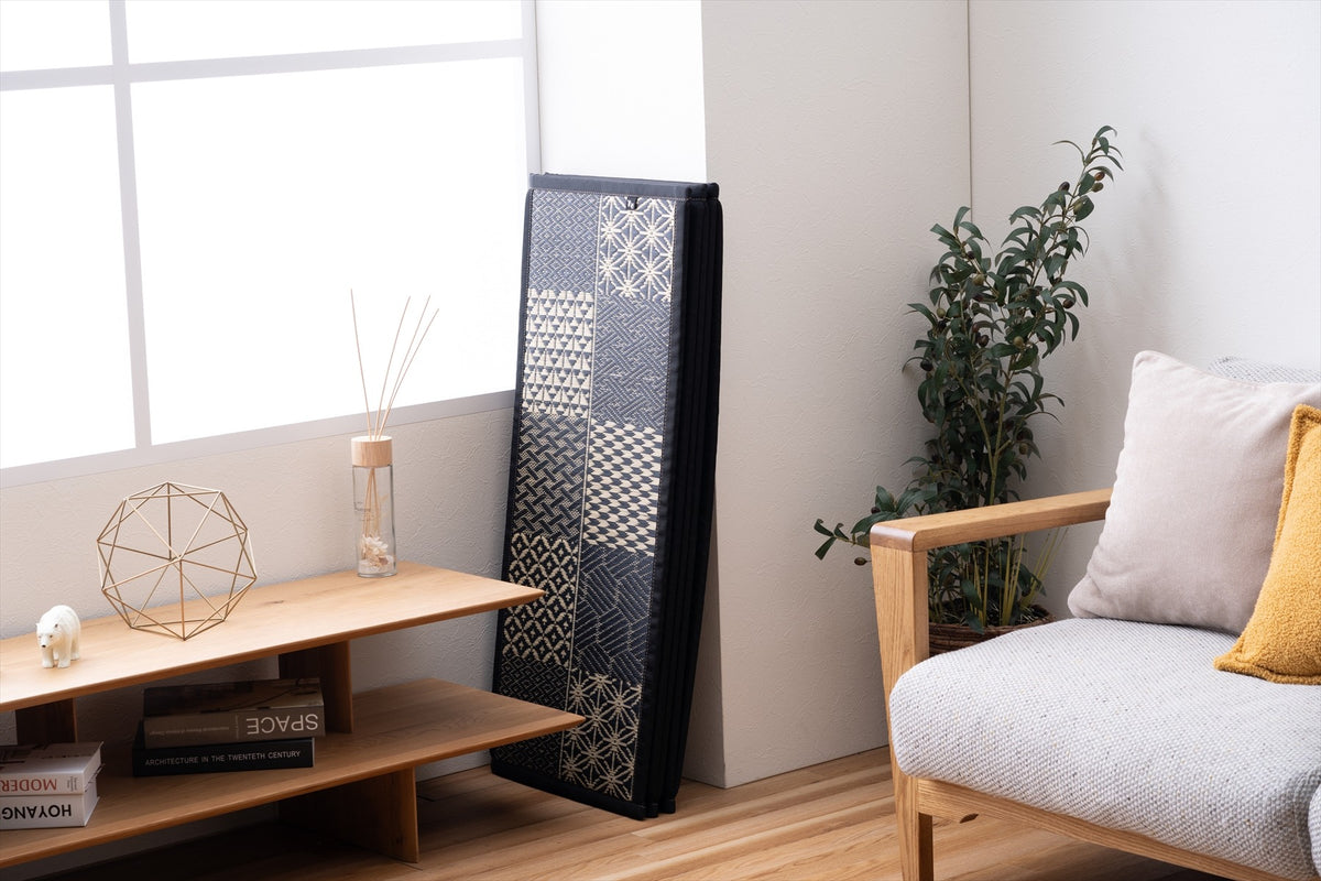 Miracle Gorone Mat Edokomon Denim Foldable Igusa Tatami Mat