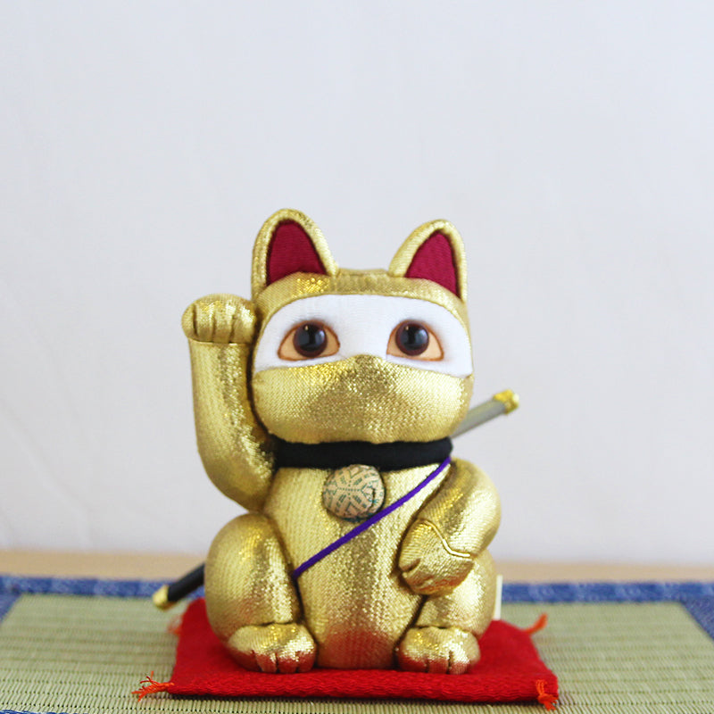 Japanese Shinobi Maneki Neko, Kimekomi