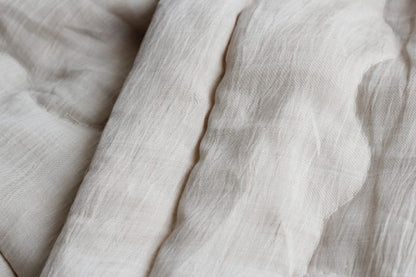 All Linen Quilt, (Fabric: Linen 100%, Filling: Linen 100% )  Single size
