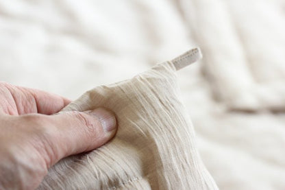All Linen Quilt, (Fabric: Linen 100%, Filling: Linen 100% )  Single size