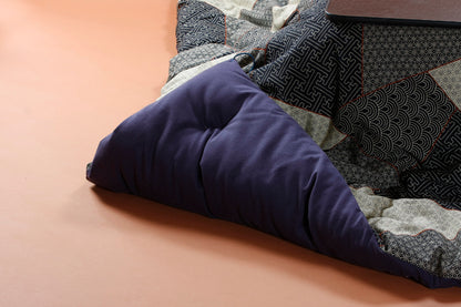 Kotatsu Futon Quilt - Sashiko Zanmai - Organic Cotton Filling