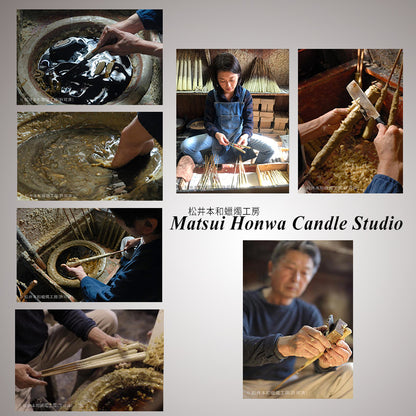 Crystal Hand-Painted Warosoku Candle <Maneki Neko Size 3>