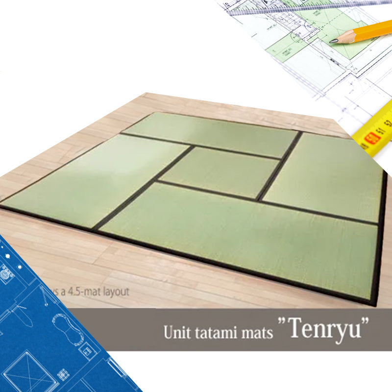 Custom Cut Unit Tatami Mat  - Tenryu Lightweight Type