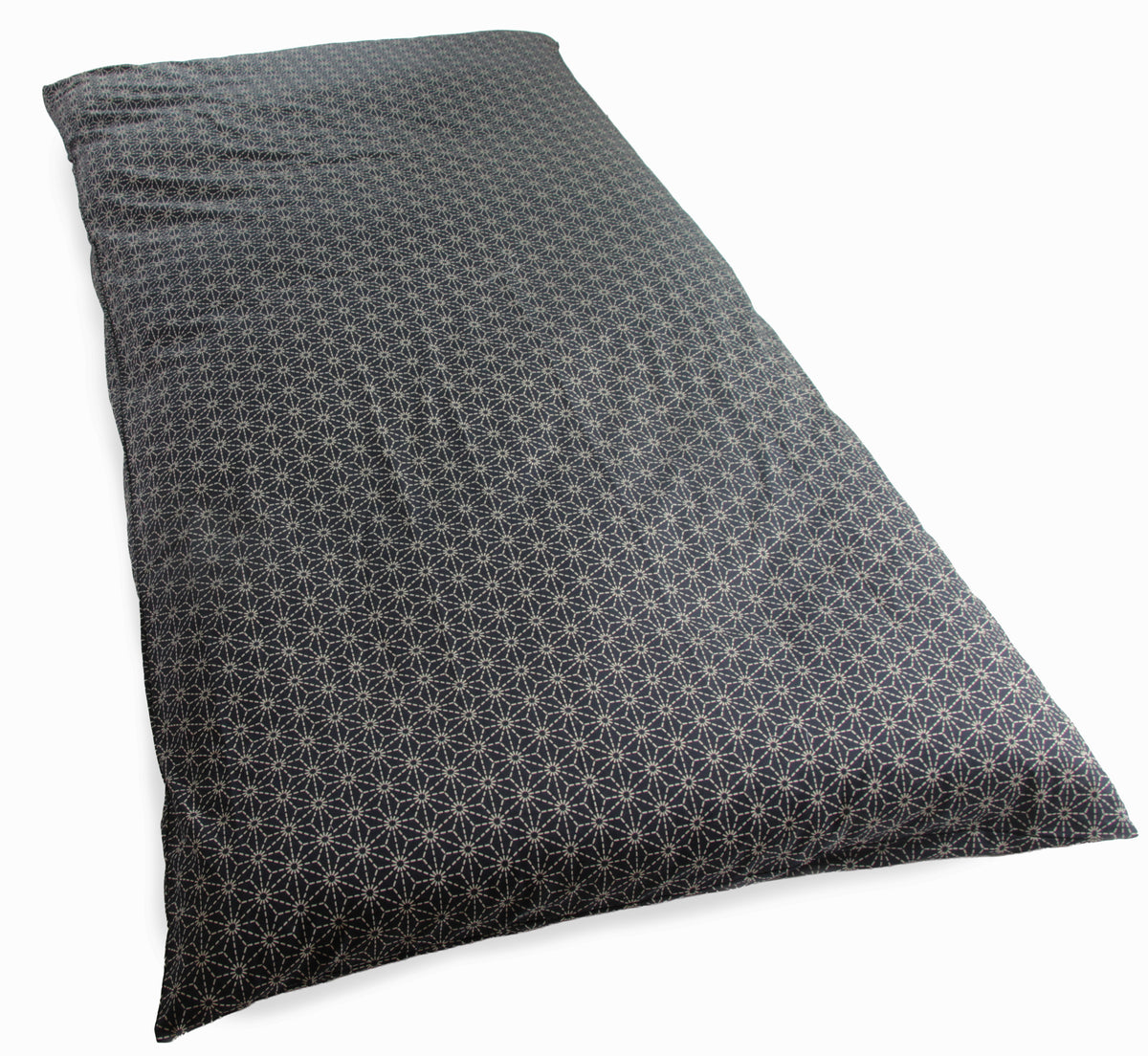 Futon Mattress Cover Flax Leaf-Asanoha Sashiko Pattern