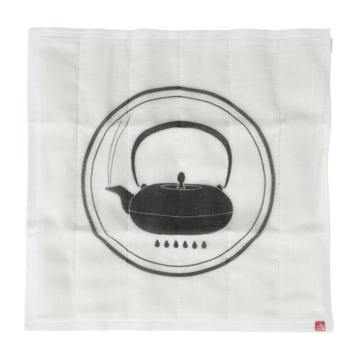 Kitchen Cloth and Tea Box Tetsubin Iron Pot Pattern