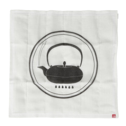 Kitchen Cloth and Tea Box Tetsubin Iron Pot Pattern