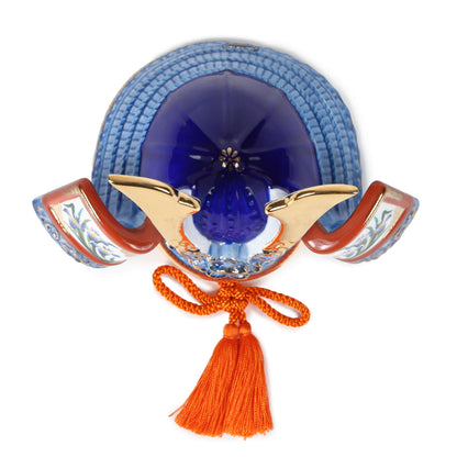 Porcelain Samurai Helmet Shobu Boy's Festival Decoration
