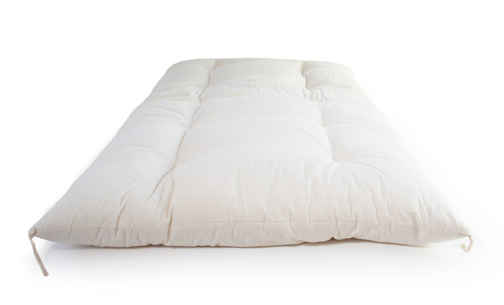 GOTS Certified Japanese Futon Mattress, Artisan Handmade, Baby Size, Baby Crib, Baby Cot (Fabric: Organic Cotton, Filling: Organic Cotton 100%)