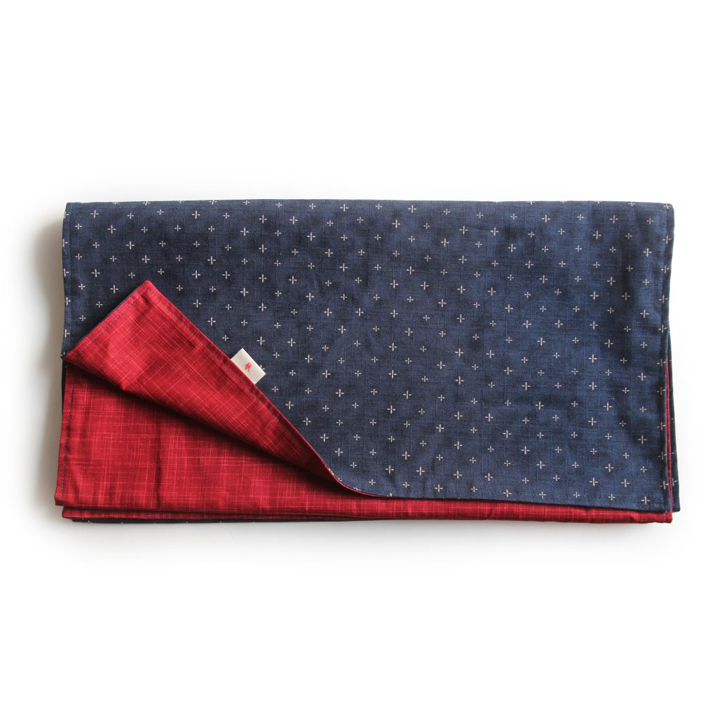 Reversible Bed Runner - Japanese Futon Fabric