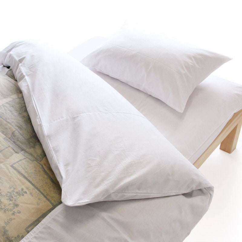 Japanese Kake Futon (Quilt) Cover - Pure White
