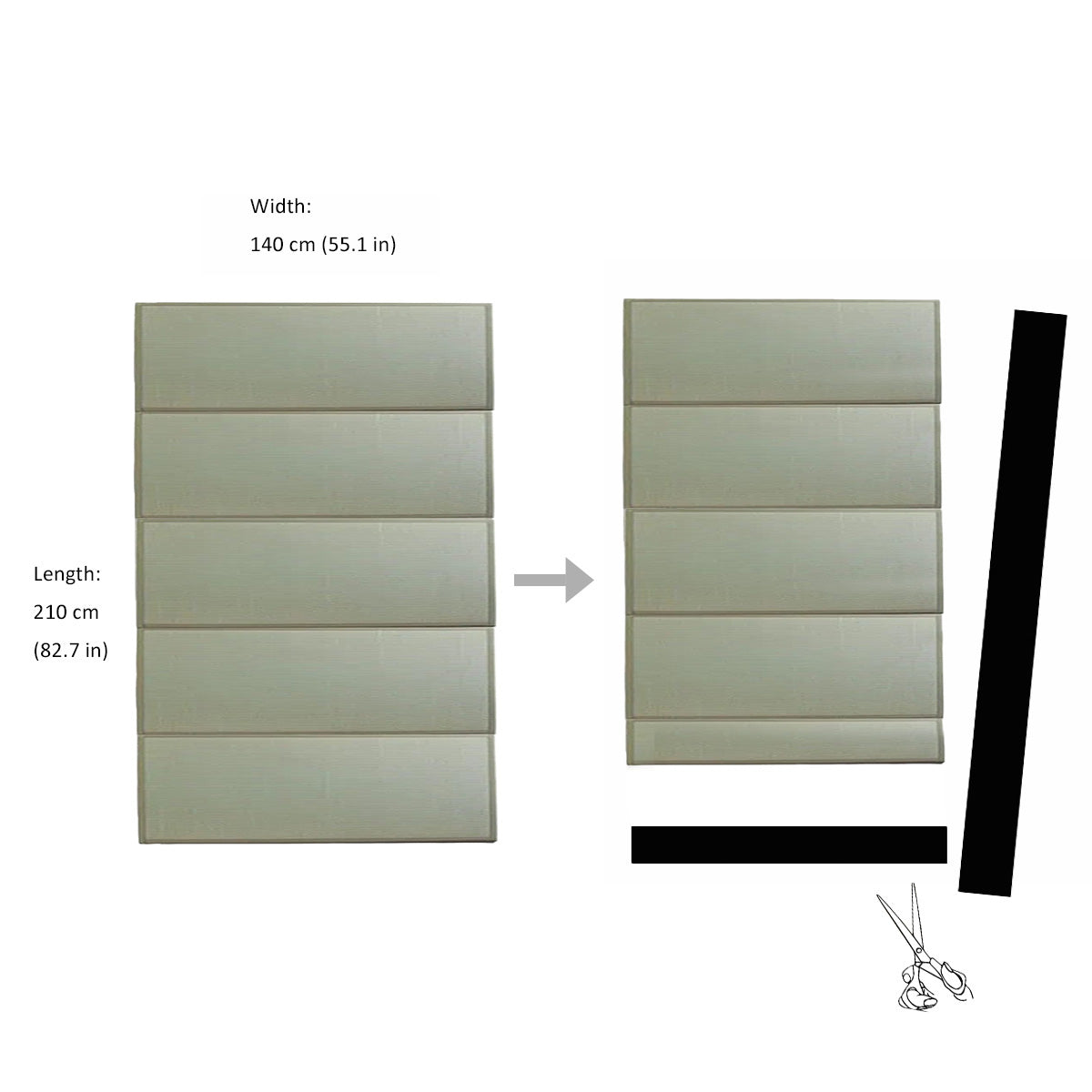 Double (5-Fold)-Reduce Length + Width