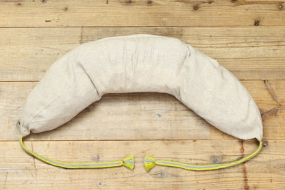 KUMIHIMO Travel Neck Pillow - MUSUBI -  Adjustable 4-Chamber Natural Design