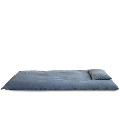 Enshu Weave Textile Futon Mattress Cover Cotton Ramie Mix