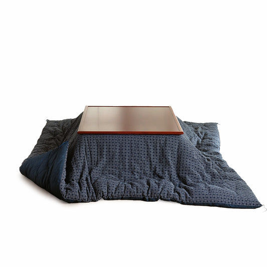 Reversible Kotatsu Futon Quilt - Enshu Weave / Nagomi - Organic Cotton Filling
