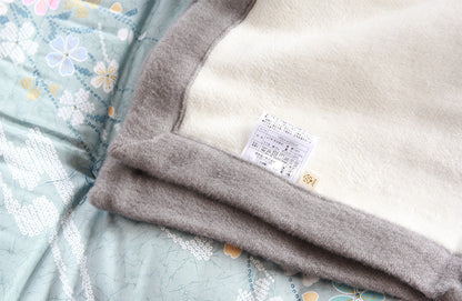 Reversible Cotton-Wool Blanket Ethicalware Showa Nishikawa