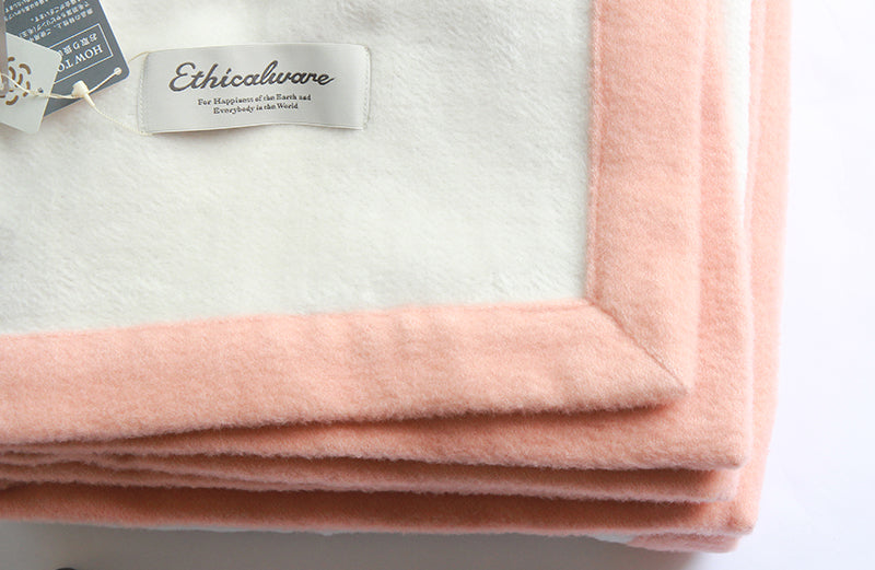 Reversible Cotton-Wool Blanket Ethicalware Showa Nishikawa