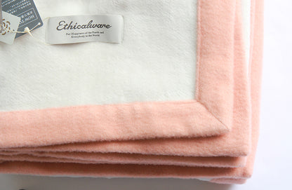 Reversible Cotton-Wool Blanket Ethicalware Showa Nishikawa
