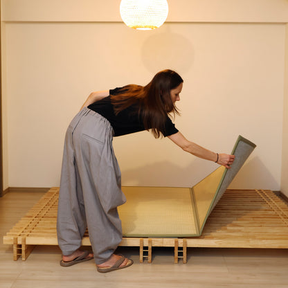 Rush Grass Tatami Mattress - Foldable Type