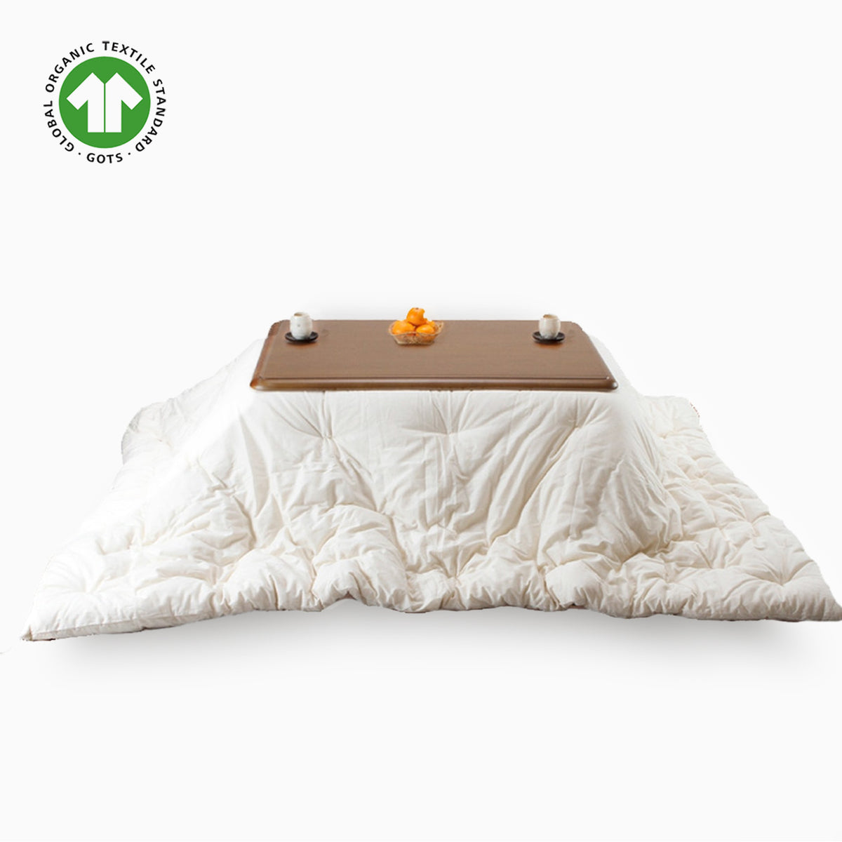 Edredom Kotatsu Japonês Certificado GOTS, Cobertor Kotatsu, Artesanal (Tamanho: 80,7"x 124,0" 205cm x 315cm, Tecido: Algodão Orgânico Enchimento: Algodão Orgânico)