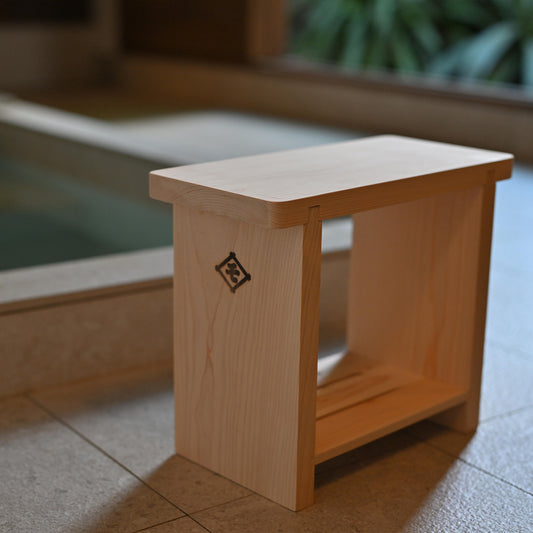Hinoki Japanese Cypress Shower Stool