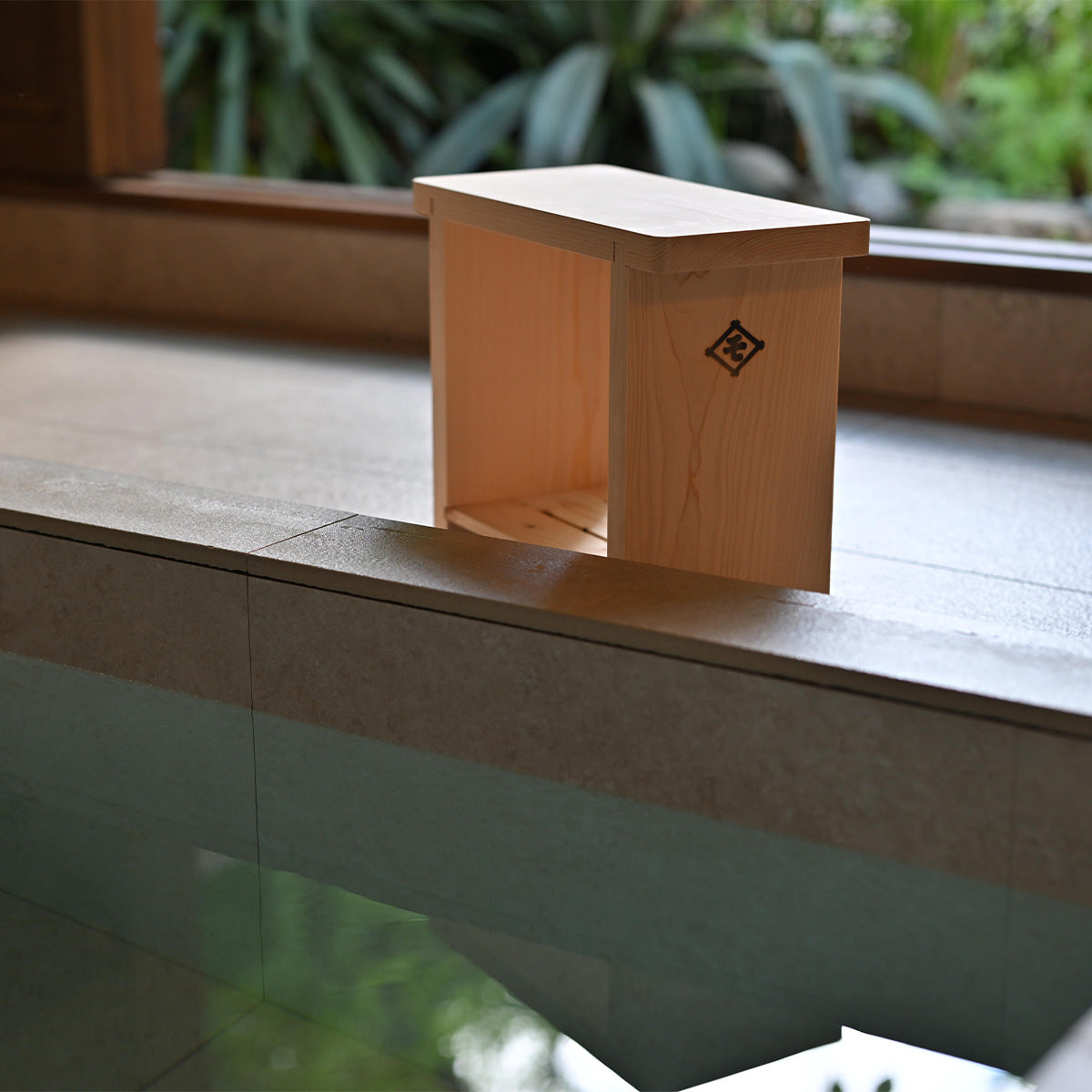 Hinoki Japanese Cypress Shower Stool