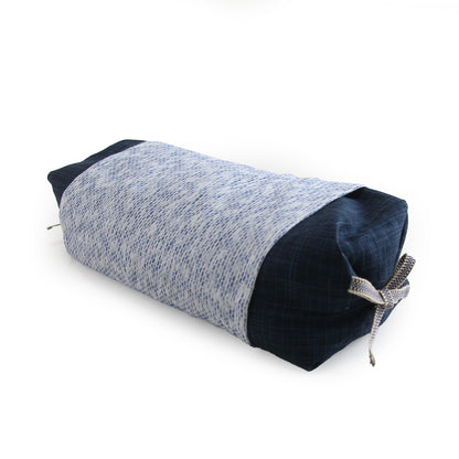 Large / Body Nagomi Navy / Sleeve Enshu White