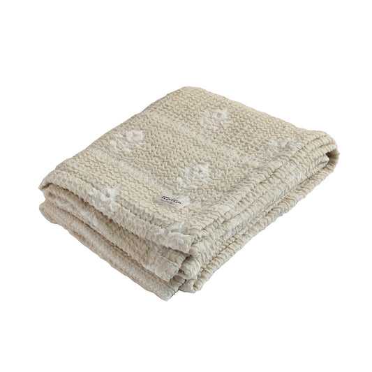 Organic Cotton Light Weight Blanket - Itolier Beige