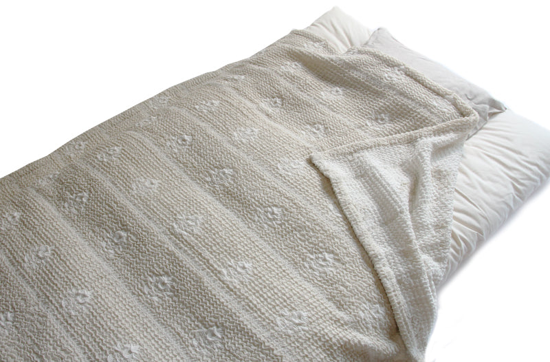Organic Cotton Light Weight Blanket - Itolier Beige