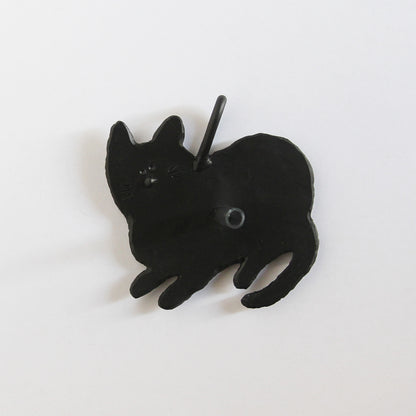 Japanese Iron Candle Holder  Cat  (No.22 )