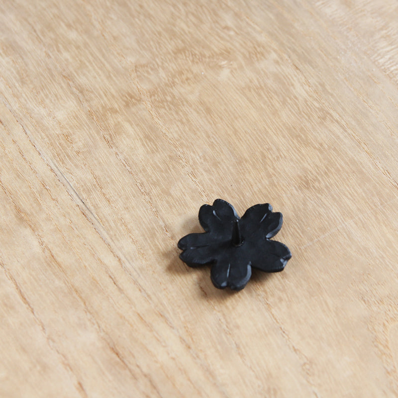 Velas e suporte Warousoku pintados à mão (Sakura)