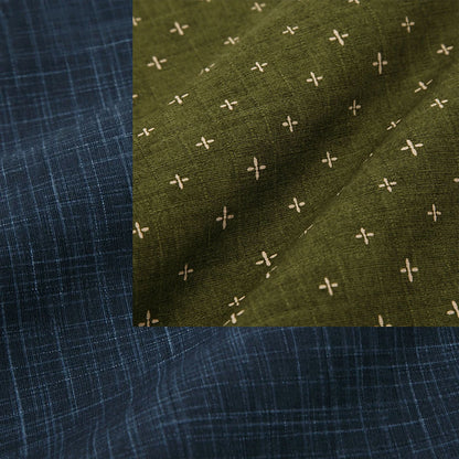 Large-Nagomi Navy-Warabe Green