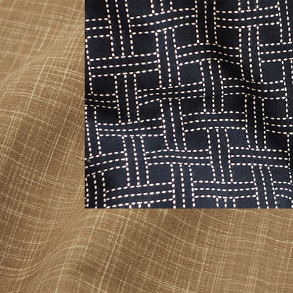 Large-Nagomi Straw-Enshu Navy