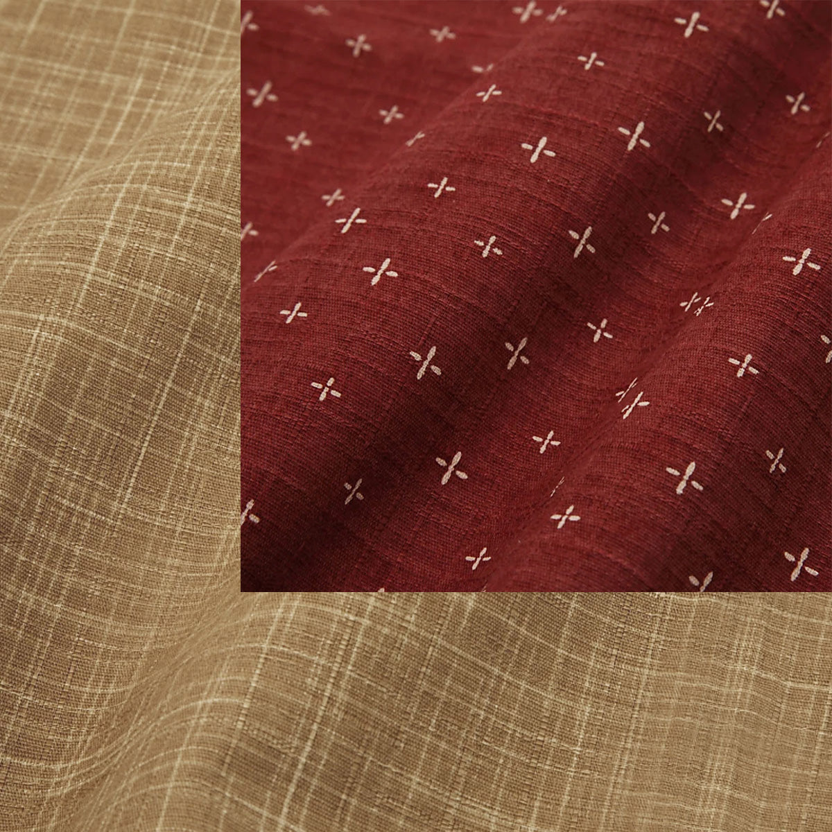Large-Nagomi Straw-Warabe Red