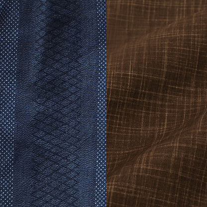 Enshu Weave Mixed Blue-Nagomi Brown