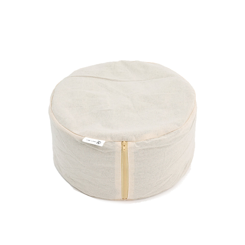 Mori Zen Buckwheat Zafu Meditation Cushion  Traditional Japanese Floor Pillow Cylinder - Hashira