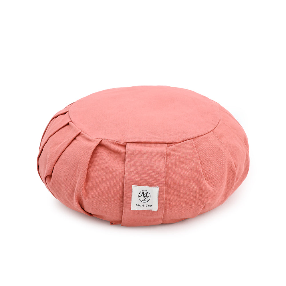 Mori Zen Buckwheat Zafu Meditation Cushion Traditional Japanese Floor Pillow Round - ma