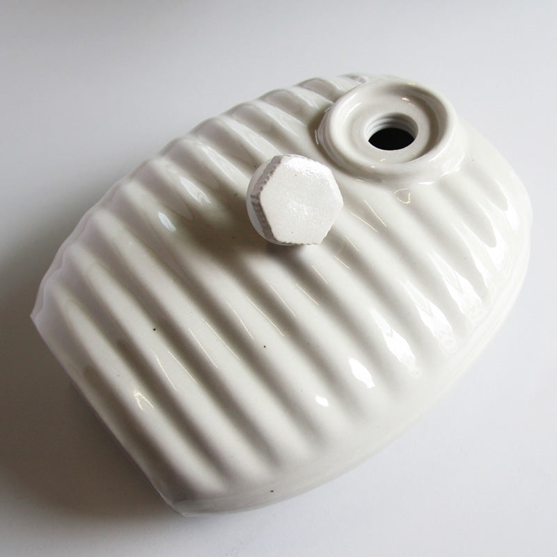 Pottery Hot Water Bottle - White Yutampo
