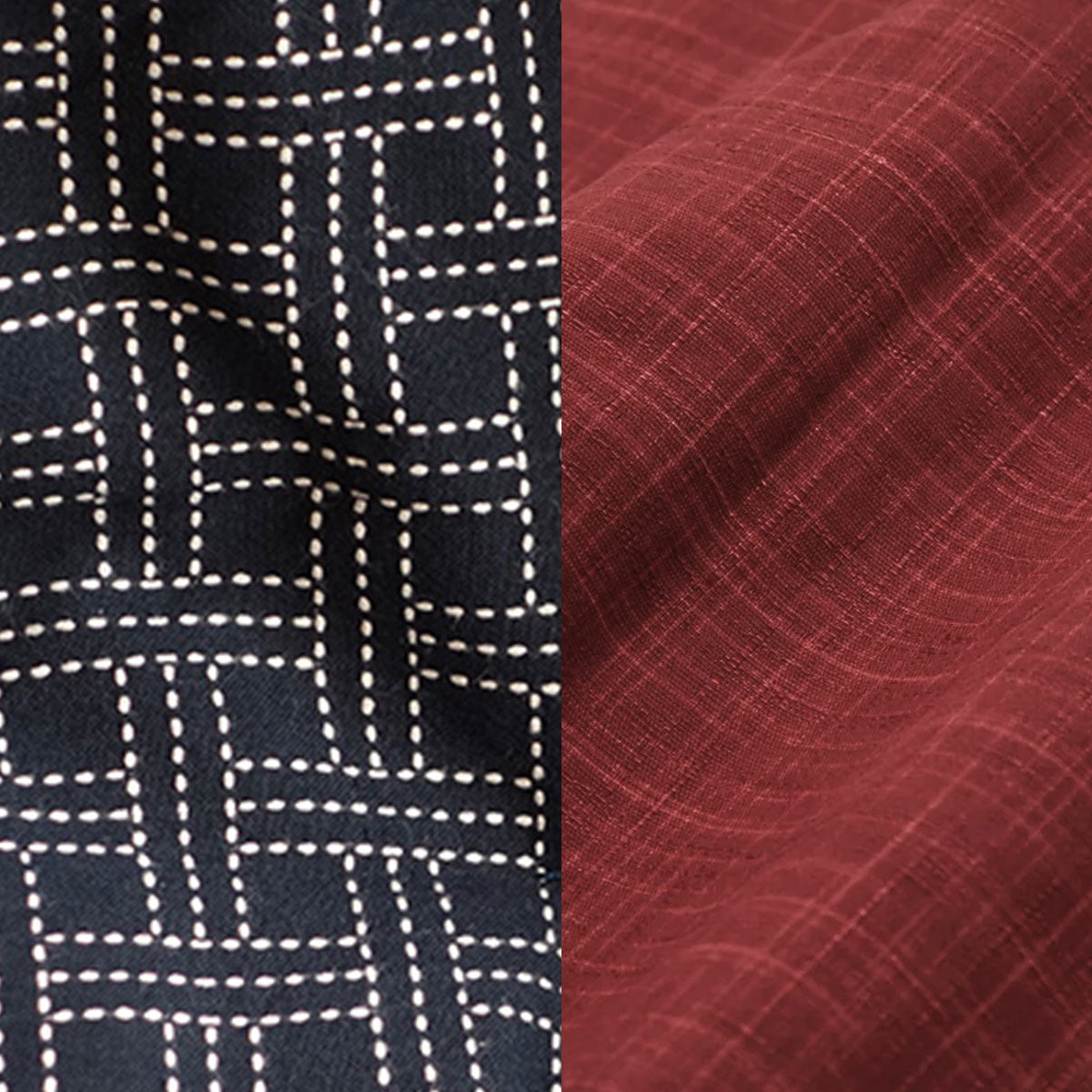 Enshu Weave Navy-Nagomi Red
